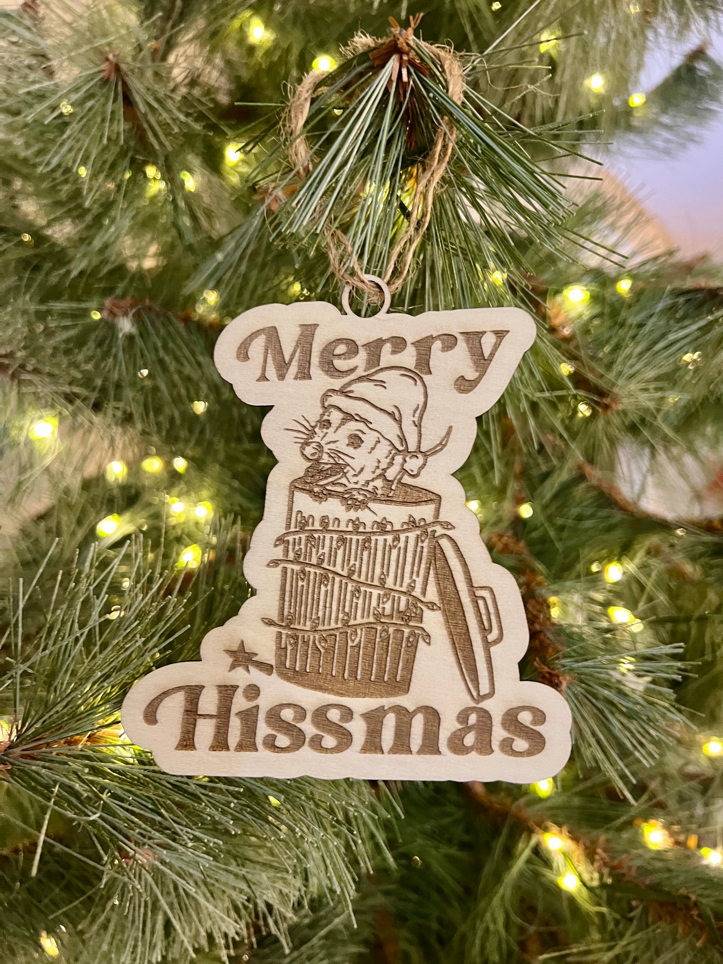 Merry Hissmas Ornament