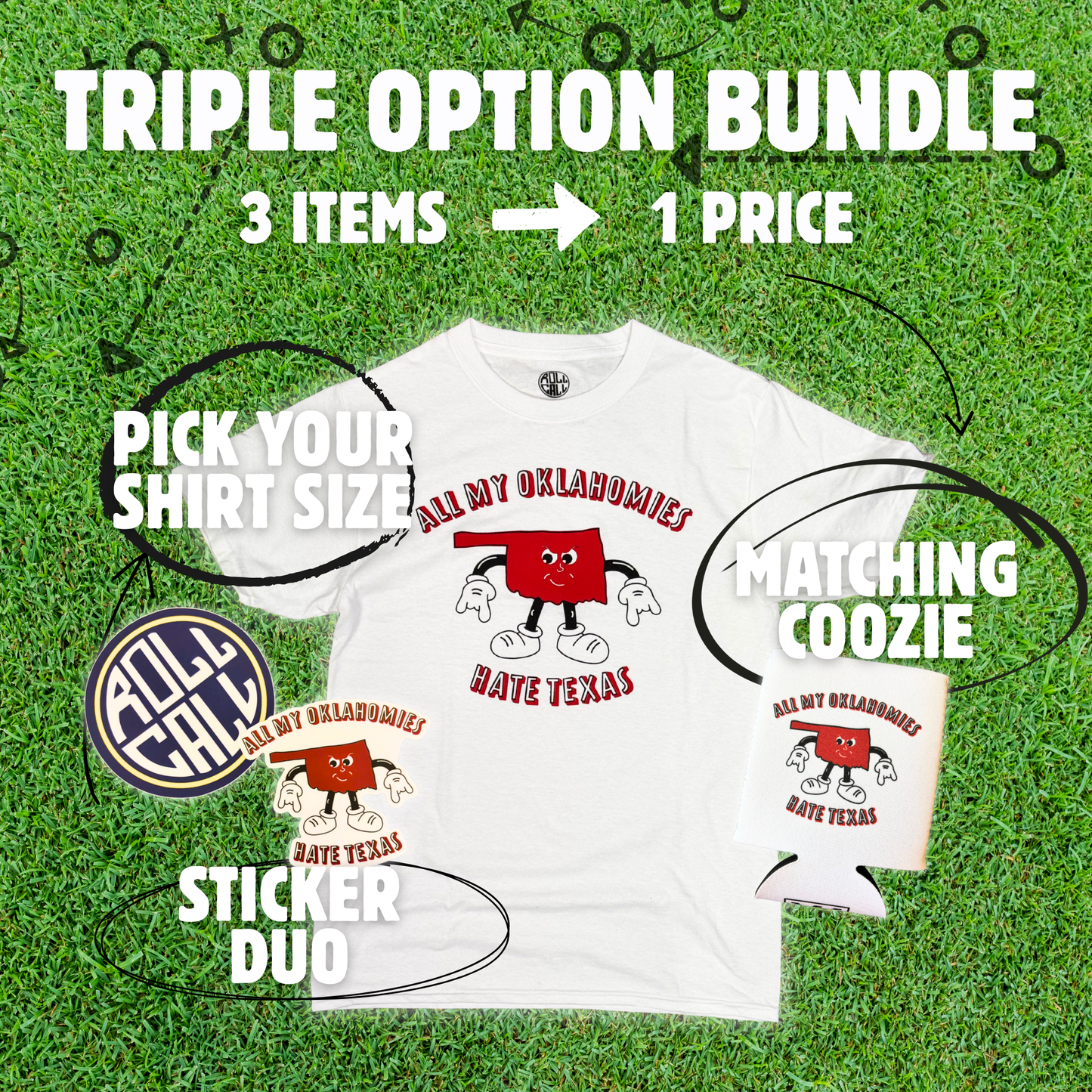 Oklahomies Triple Option Bundle