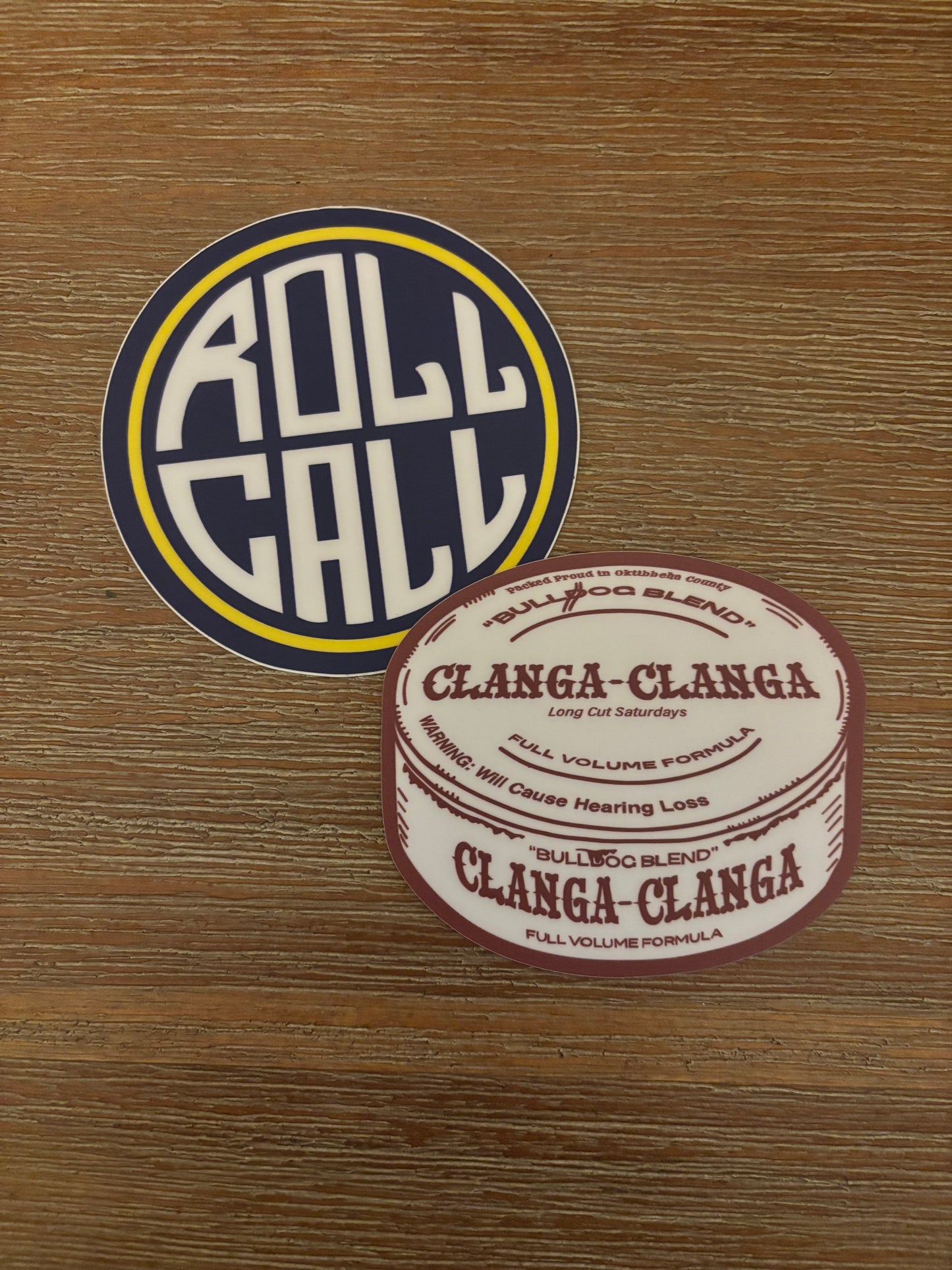 Team Roll Call Stickers