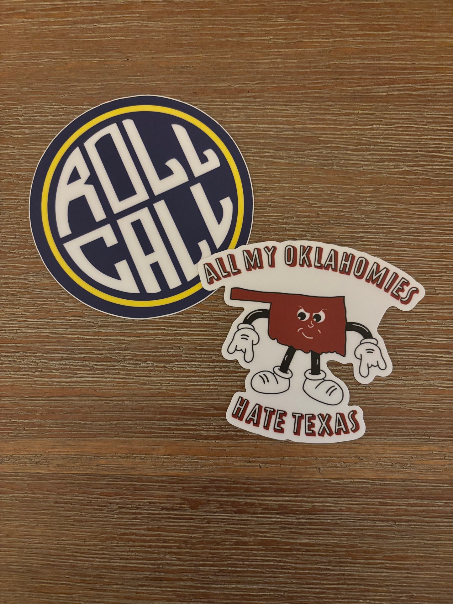Team Roll Call Stickers