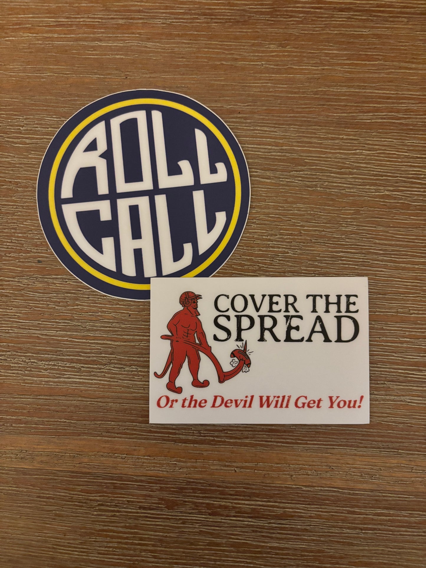 Team Roll Call Stickers